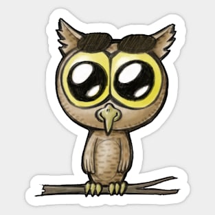 Owl (Animal Alphabet) Sticker